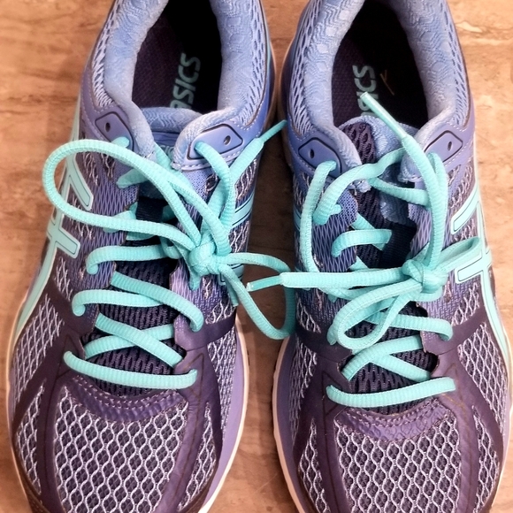 Asics blue women's shoes size 7.5 US - Picture 5 of 13